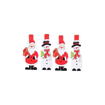 Christmas Themed Christmas Themed Set of Four Pegs - 10