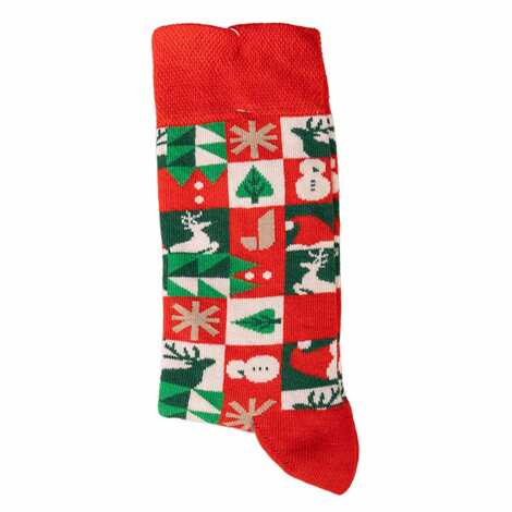 Christmas Themed Colorful Socks - 4
