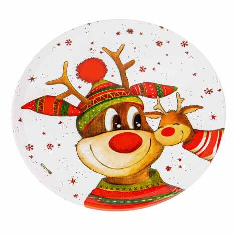 Christmas Themed Customised Metal Tin Coaster 90 mm - 10