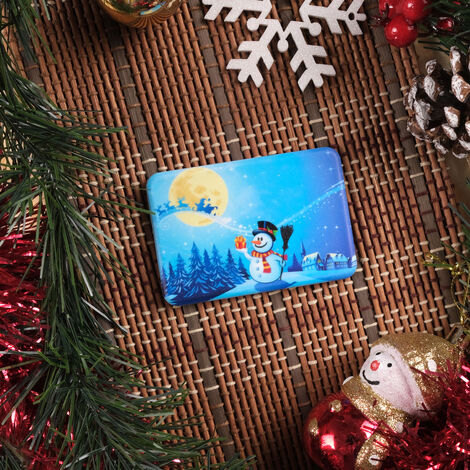 Christmas Themed Customised UV Printed Plastic Base Rectangle Fridge Magnet 80x50 mm - 2
