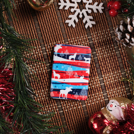 Christmas Themed Customised UV Printed Plastic Base Rectangle Fridge Magnet 80x50 mm - 7