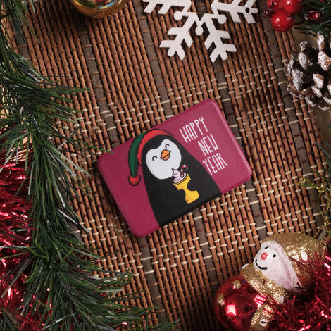 Christmas Themed Customised UV Printed Plastic Base Rectangle Fridge Magnet 80x50 mm - 10