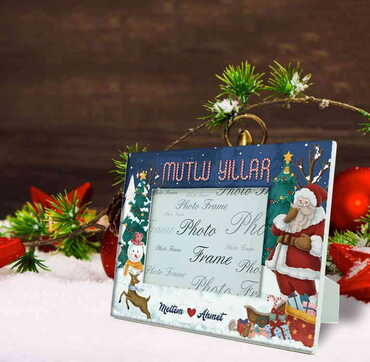 Myros - Christmas Themed Epoxy Photo Frame Travel Souvenir 10x15 Cm