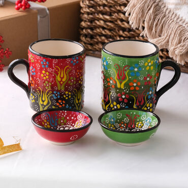Myros - Christmas Themed Family Coffee Enjoyment Set