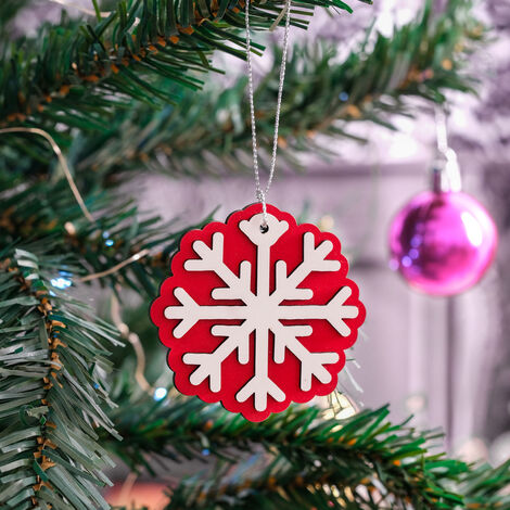 Christmas Themed Five Christmas Tree Ornament - 2