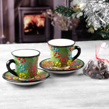 Myros - Christmas Themed Forty Years' Honor Coffee Set