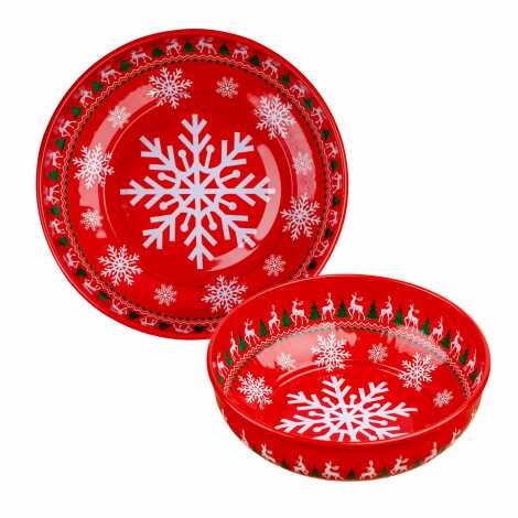 Christmas Themed Metal Bowl 75 mm - 4