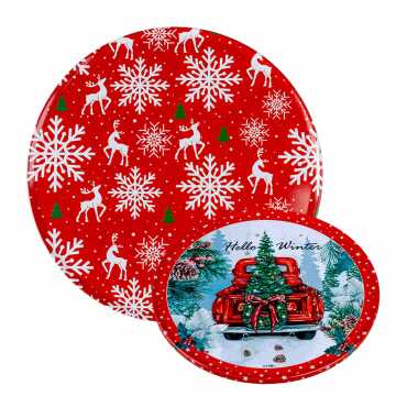 Christmas Themed Metal Trivet - 2