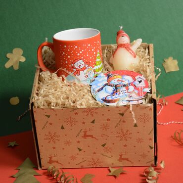 Christmas Themed Mug Gift Set - Thumbnail