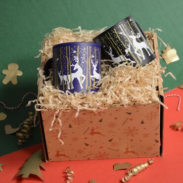 Christmas Themed Mutual Coffee Set - Thumbnail