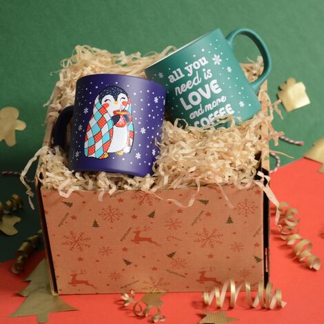 Christmas Themed Mutual Coffee Set