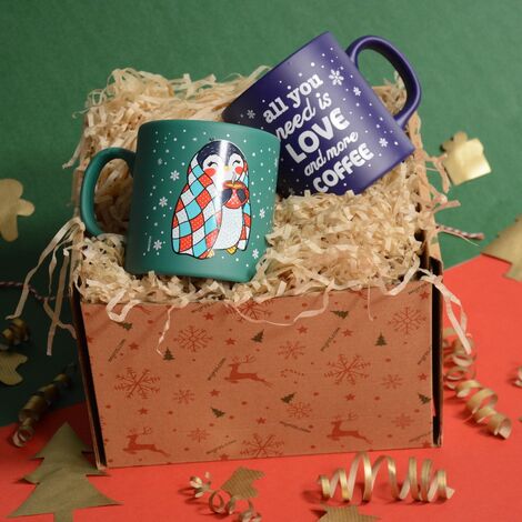 Christmas Themed Mutual Coffee Set