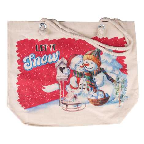 Christmas Themed Myros Large Accordion Makeup Bag 160x270x80 mm - 1