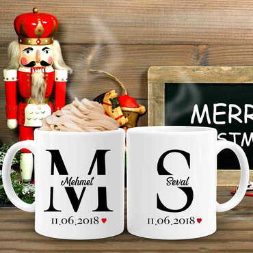 Myros - Christmas Themed Customised Porcelain Souvenir Travel Mug 80x95 mm