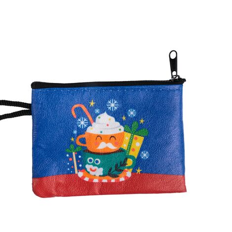 Christmas Themed Turkish Woven Wallet 113x80x8 mm - 11