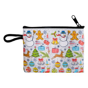 Christmas Themed Turkish Woven Wallet 113x80x8 mm - 14