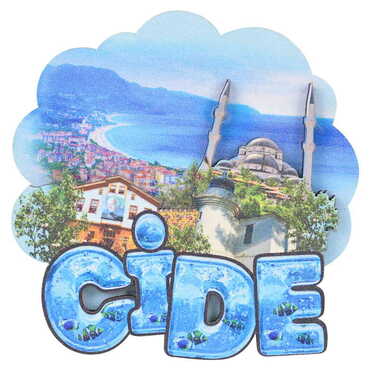 Cide Themed Wooden Customised 2D Souvenir Fridge Magnet - Thumbnail