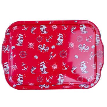 Alaçatı Mix Temalı Çift Yön Baskılı Tepsi 23*30 Cm - Standart - 2