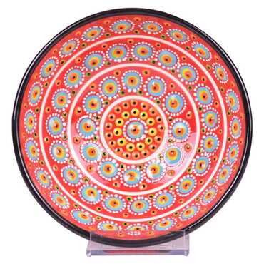 Çini Mandala Kase 16 cm - Thumbnail