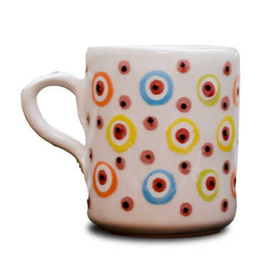 Nazar Ceramic Embossed Mug - 6