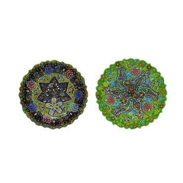 Turkish Ceramic Special Relief Plate 18 Cm