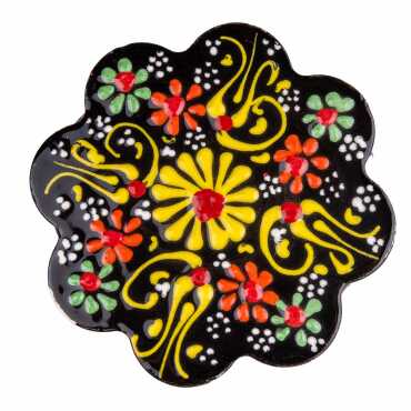 Çini Papatya Dantel Bardak Altlığı 110 mm - 4