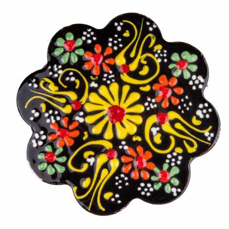 Çini Papatya Dantel Bardak Altlığı 110 mm - 4