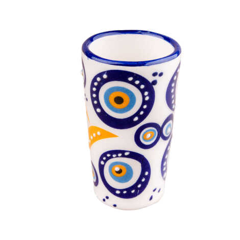 ÇİNİ SHOT BARDAK ÖZEL NAZAR - 6