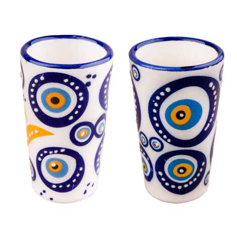 ÇİNİ SHOT BARDAK ÖZEL NAZAR - 2