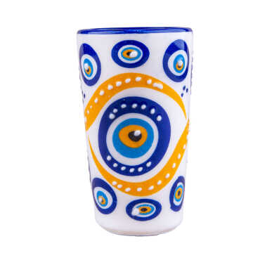 ÇİNİ SHOT BARDAK ÖZEL NAZAR - Myros