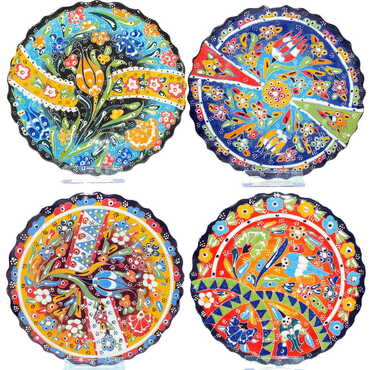 Turkish Ceramic Relief Plate 18 Cm - 2