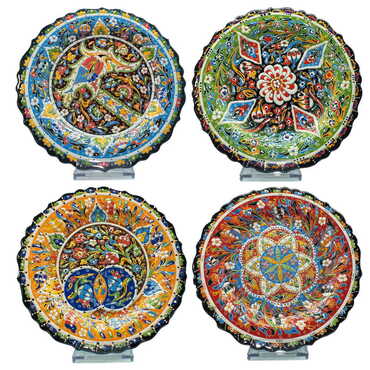 Toptan 30 Cm Tabak Kazima Kabartma - 2
