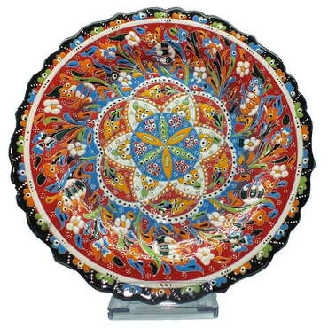Toptan 30 Cm Tabak Kazima Kabartma - 4