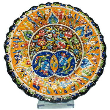 Toptan 30 Cm Tabak Kazima Kabartma - 5