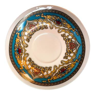 Tile Pattern Themed Dual Pearl Tea Set - 3