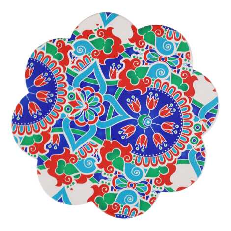 Çini Temalı Uv Papatya Yöresel Nihale 185 Mm - 1