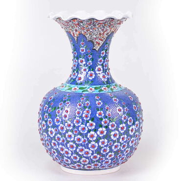 Toptan Samur Tezhi̇p 30 Cm Vazo - Myros