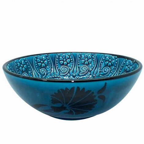 Çini Turkuaz Kase 20 cm