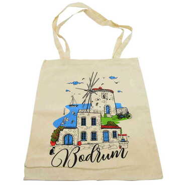 Myros - City Themed Customised Colorful Shopping Tote Bag 450x350 mm