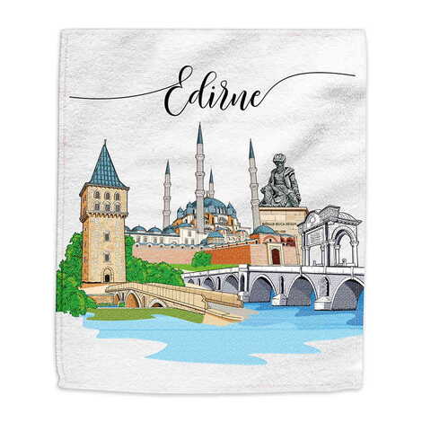 City Themed Customised Digital Printed Tea Towel 400x600 mm - 3