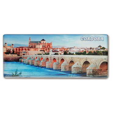 City Themed Epoxy Dome Panaromic Souvenir Fridge Magnet 120x50 cm - Myros