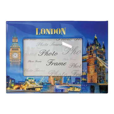 City Themed Epoxy Photo Frame Travel Souvenir 10x15 Cm - Thumbnail