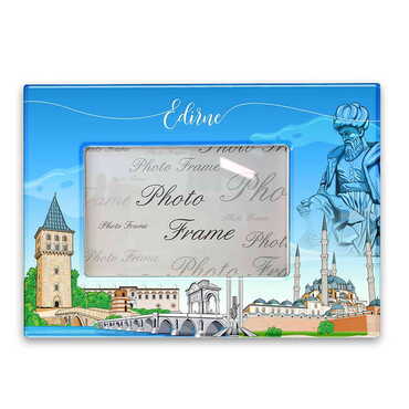 City Themed Epoxy Photo Frame Travel Souvenir 10x15 Cm - Thumbnail