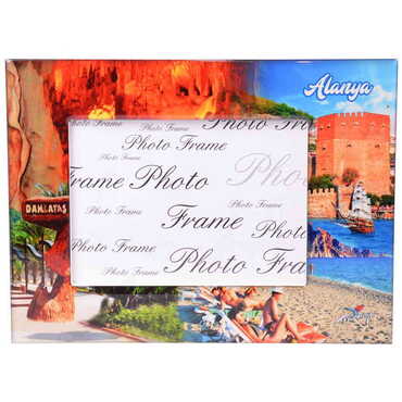 City Themed Epoxy Photo Frame Travel Souvenir 13x18 Cm - Thumbnail