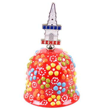 City Themed Turkish Ceramic Collectible Souvenir Bell - Thumbnail