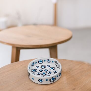 Wholesale Large Paşabahçe Ashtray Evil Eye - Myros