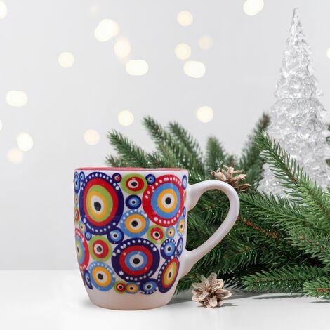 Wholesale Custom Embossed Evil Eye Cloud Mug - 1