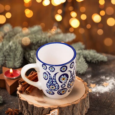 Wholesale Custom Embossed Evil Eye Cloud Mug - 10