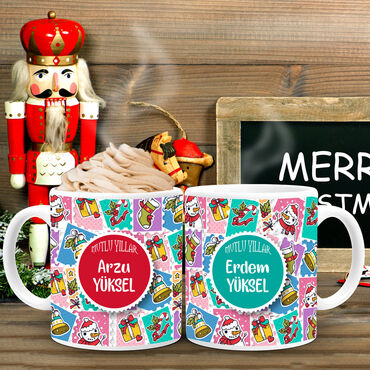Colorful Happy Birthday Mug with Customizable Name - Myros