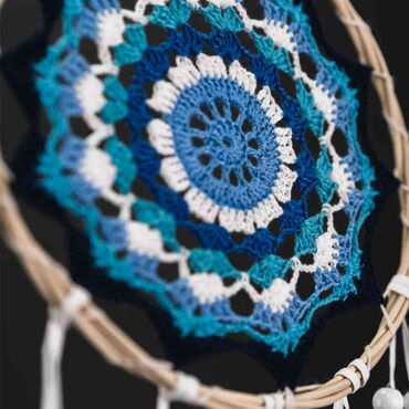 Colourful Lace Dreamcatcher - Thumbnail